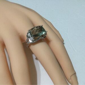 Victoria Wieck 14k Prasiolite ring